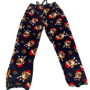Weatherproof Size Medium Christmas Santa Dog Pajama Sleep Lounge Pants